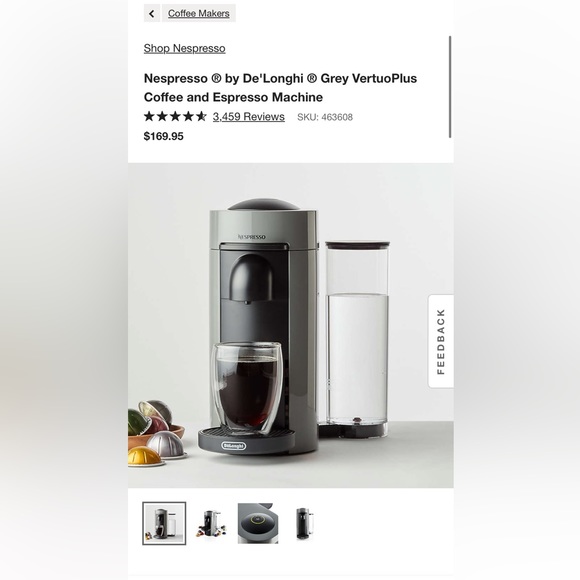 Nespresso Coffee Machine DeLonghi - Picture 1 of 8